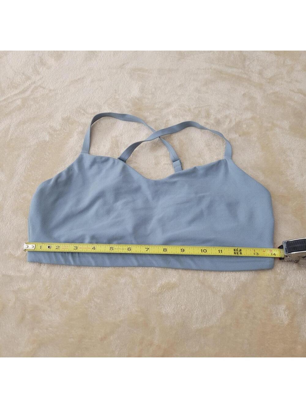 Athleta Blue Strappy Sports Bra Size Medium